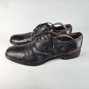 Premiata Derby Dress Shoes Mens 10 Oxford Patina Distressed Steampunk Burnished